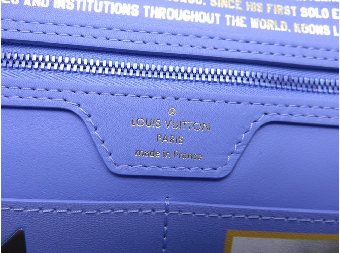 Neverfull Louis Vuitton Mai completo Masters Monet Rosa Blu D'oro Giallo - vista 10