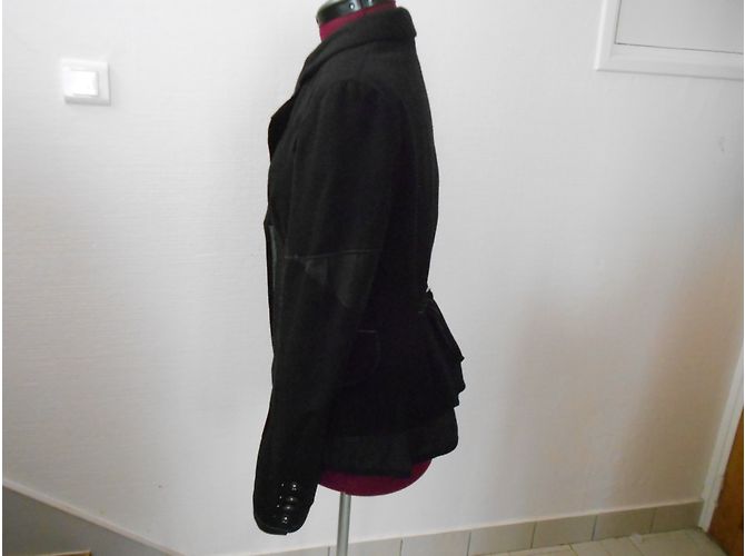 Chaqueta High de algodón negro - vista 5