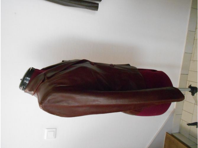 Regina Rubens Lederjacke Bordeaux - Ansicht 5