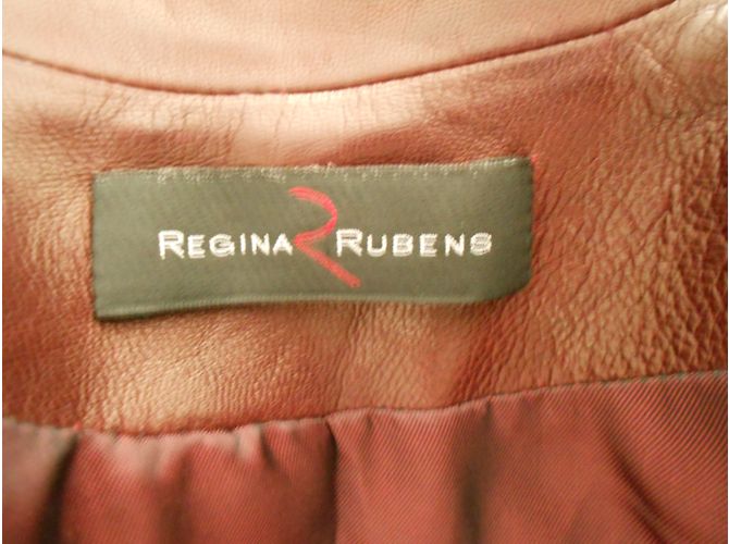 Regina Rubens Lederjacke Bordeaux - Ansicht 7