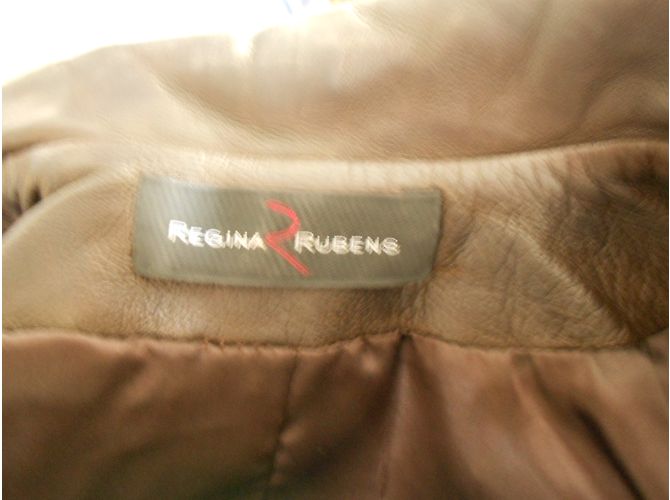Regina Rubens Lederjacke braun Dunkelbraun - Ansicht 8