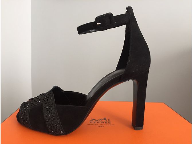 Hermès Sandalen Schwarz - Ansicht 3