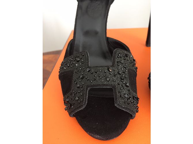 Hermès Sandalen Schwarz - Ansicht 5