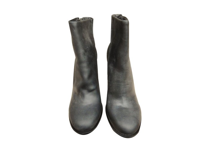 Botines de piel negra Rag & Bone Negro - vista 2