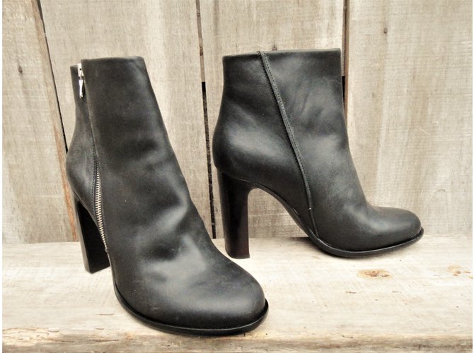 Botines de piel negra Rag & Bone Negro - vista 4