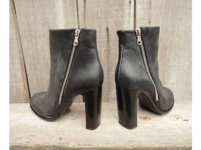Botines de piel negra Rag & Bone Negro - vista 5