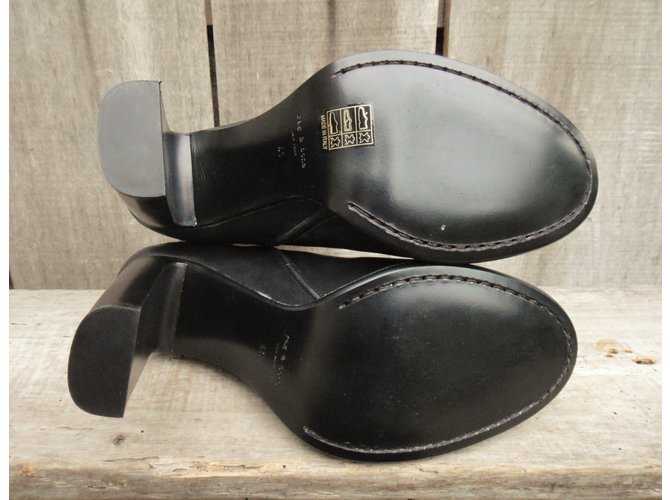 Botines de piel negra Rag & Bone Negro - vista 6