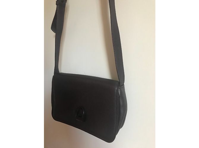 Borsa a tracolla Lancel in pelle d'agnello marrone - vista 4
