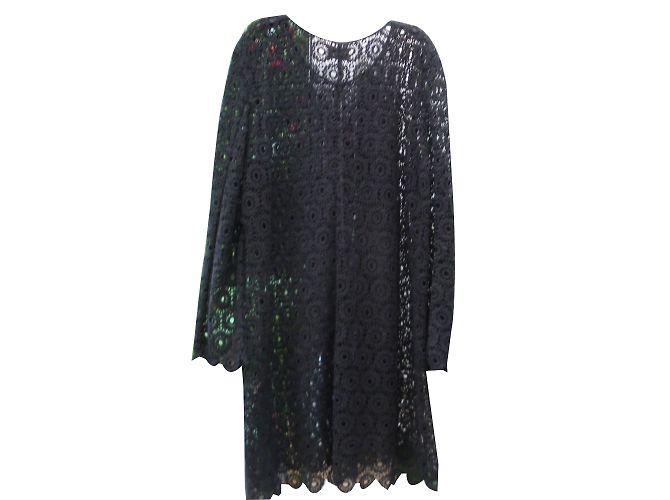 Chaqueta de crochet Stella Forest Negra Algodón Negro - vista 2