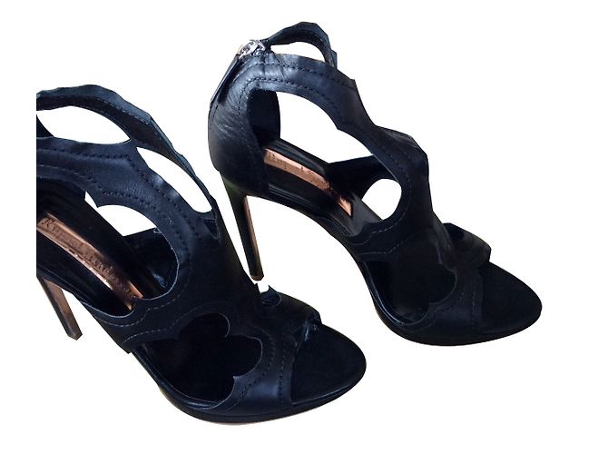 Sandali Rupert Sanderson Estelle in pelle nera Nero - vista 2
