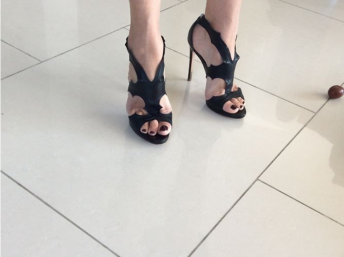 Sandali Rupert Sanderson Estelle in pelle nera Nero - vista 4