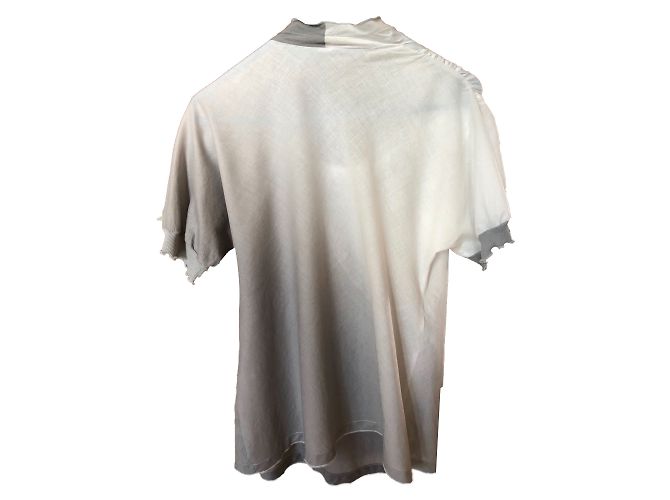 Blusa Cop Copine de algodón gris Talla 36 - vista 2