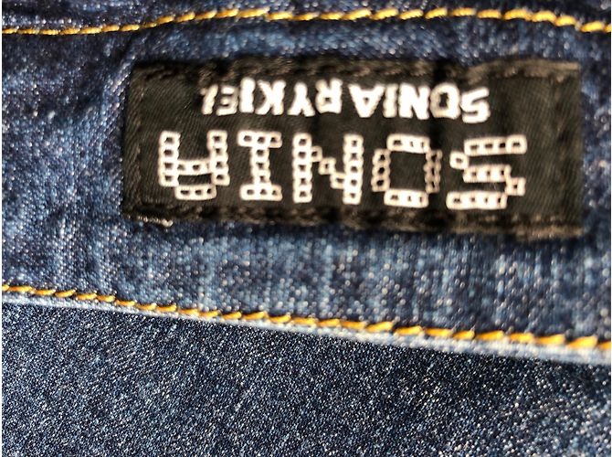 Vestido Sonia Rykiel de denim azul - vista 5