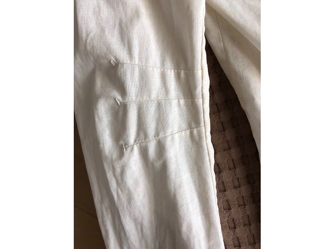 Gabardina Ikks Arena Algodón Lino Talla 42 - vista 3
