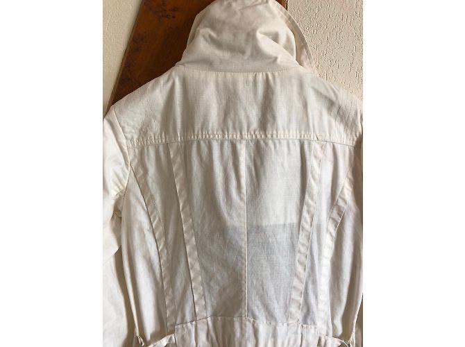 Gabardina Ikks Arena Algodón Lino Talla 42 - vista 8