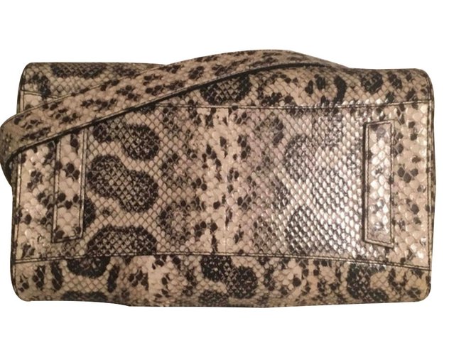Sac à main Givenchy Antigona en Python Beige - vue 2