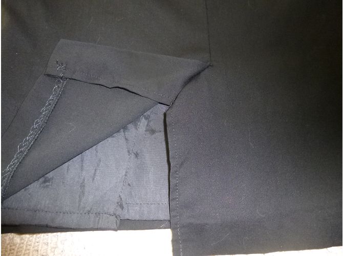 Falda recta Burberry de lana negra Metálico - vista 4