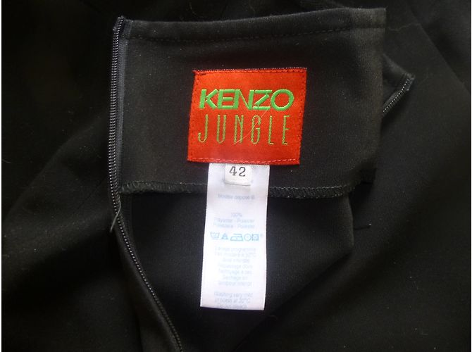 Falda Kenzo negra de poliéster Negro - vista 2