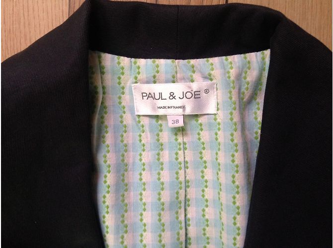 Paul & Joe Jacke aus graublauer Baumwolle Grösse 38 - Ansicht 4