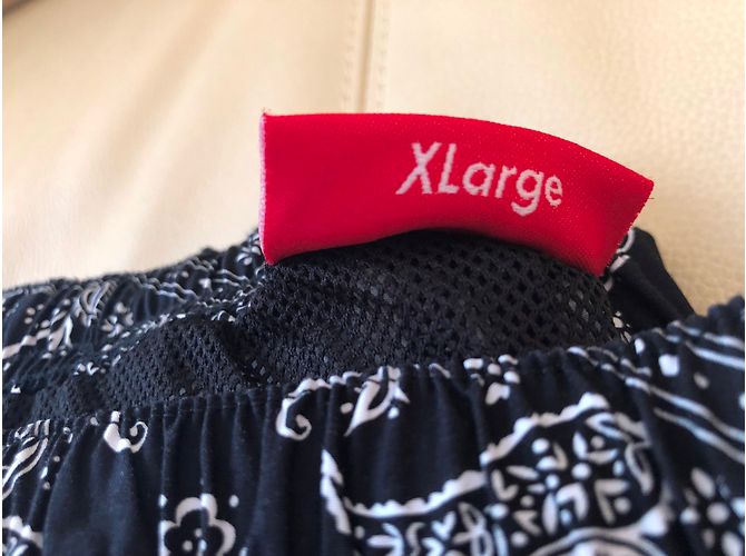 Supreme Bandana Track Pant Black - vista 4