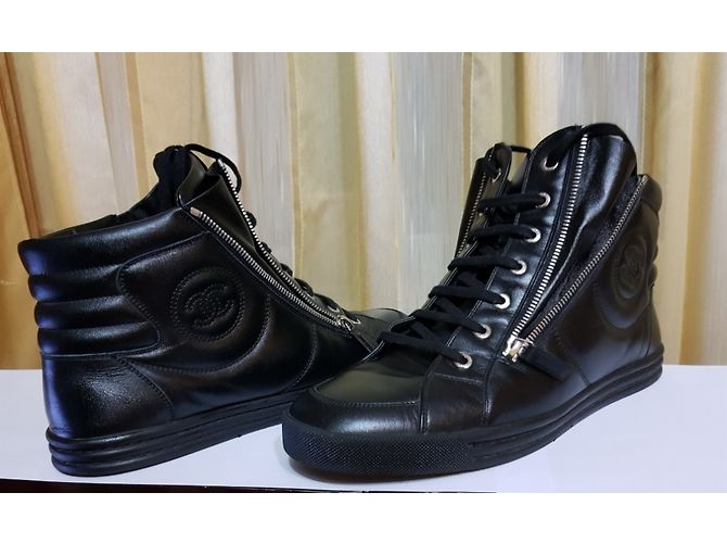 Hohe Sneakers aus Chanel Schwarz - Ansicht 3