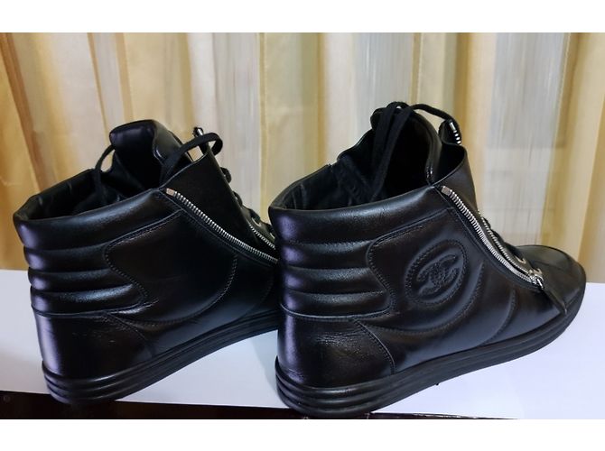 Hohe Sneakers aus Chanel Schwarz - Ansicht 6