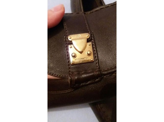 Mocassini Louis Vuitton Lombok in pelle marrone - vista 2