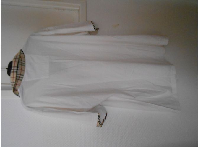 Polo Burberry de algodão cor eggshell Fora de branco - vista 5