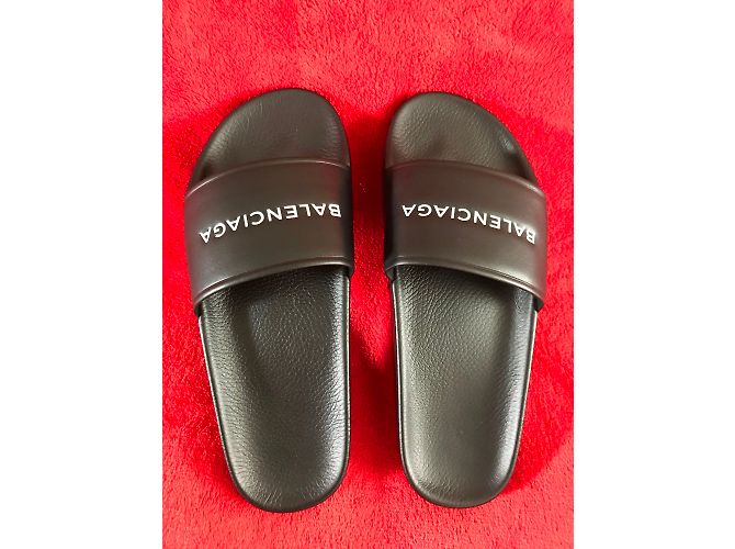 Sandali Balenciaga in pelle nero - vista 11