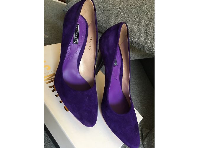 Décolleté Vic Matié in pelle viola 37 Porpora - vista 7