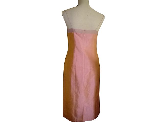 Pablo De Gerard Darel Vestido Pablo de seda rosa Gérard Darel - vista 2