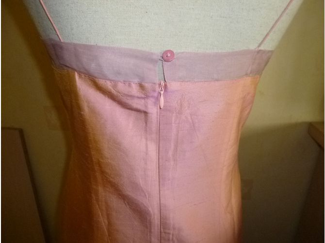 Pablo De Gerard Darel Vestido Pablo de seda rosa Gérard Darel - vista 4