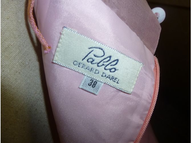 Pablo De Gerard Darel Vestido Pablo de seda rosa Gérard Darel - vista 6