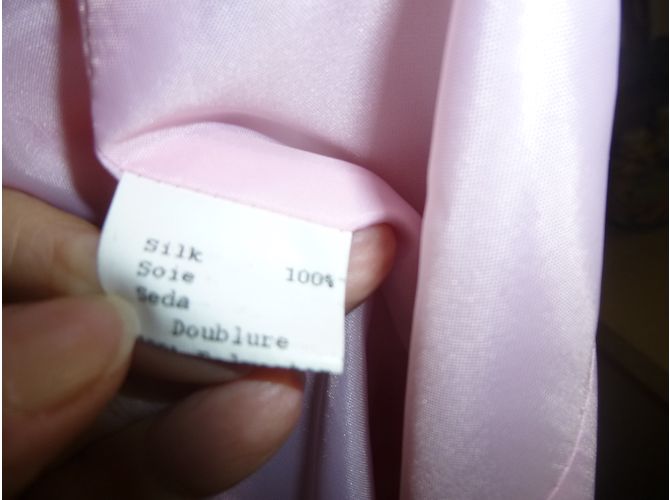 Pablo De Gerard Darel Vestido Pablo de seda rosa Gérard Darel - vista 7