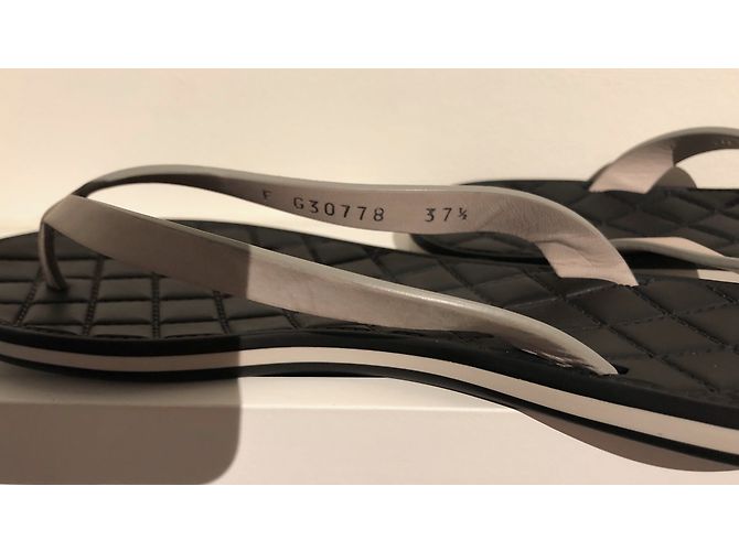 Chanel Sandalen Schwarz Beige - Ansicht 6