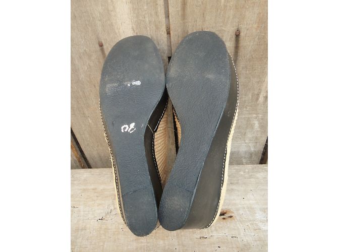 Mocasines Carven de rafia beige - vista 5
