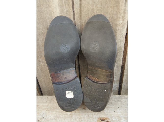 Scarpe Derby Givenchy in pelle granulata marrone - vista 8