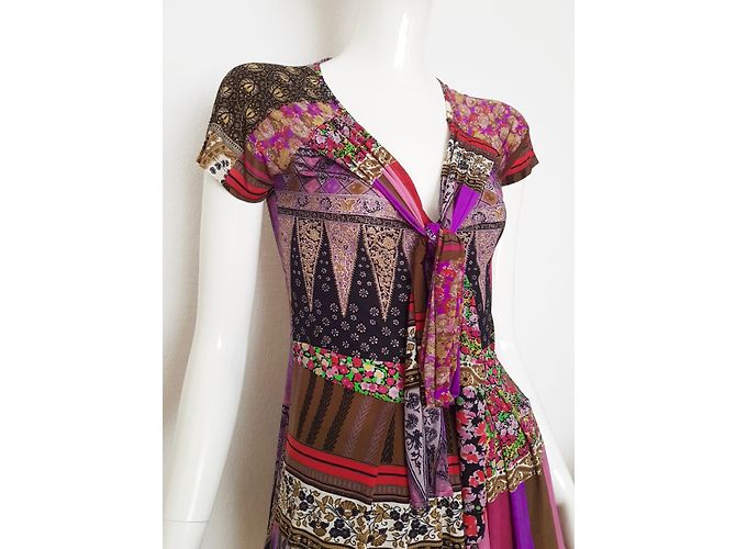 Top multicolore Etro con nodo - vista 3