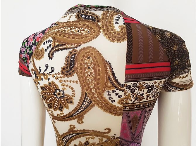 Top multicolore Etro con nodo - vista 8