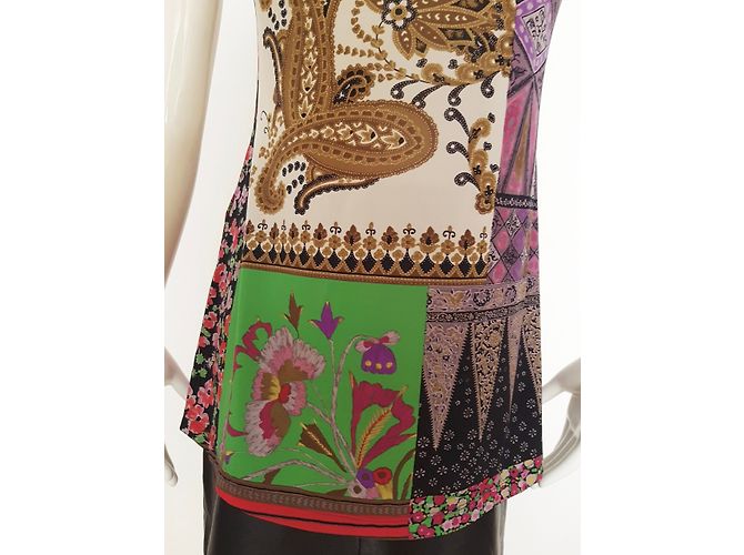 Top multicolore Etro con nodo - vista 9