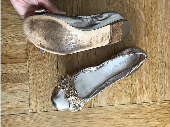Louis Vuitton Ballerine Beige - vista 3