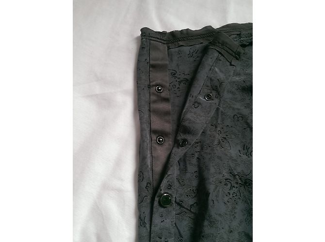Falda de seda estampada Zadig & Voltaire Verde Marrón 40 Castaño - vista 8