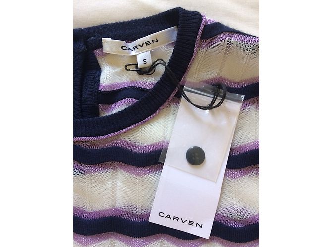 Suéter Carven de Punto con Rayas - vista 3