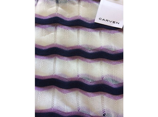 Suéter Carven de Punto con Rayas - vista 4