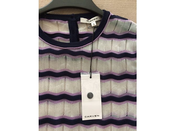 Suéter Carven de Punto con Rayas - vista 6