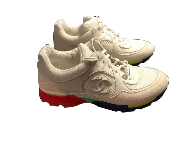 Chanel scarpe da ginnastica Bianco - vista 2