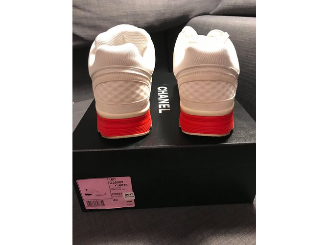 Chanel scarpe da ginnastica Bianco - vista 7