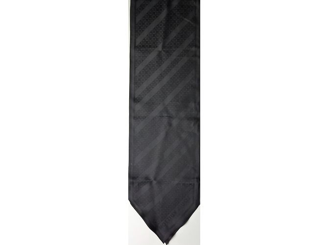 Louis Vuitton Seidenschal Schwarz - Ansicht 2