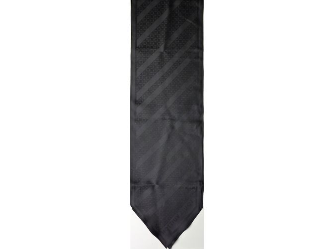 Louis Vuitton Seidenschal Schwarz - Ansicht 3