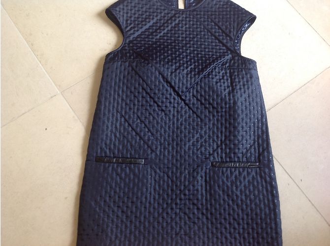 Cop Copine Kleid Marineblau aus Polyamid - Ansicht 3